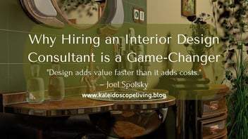 Why hiring an interior designer is a game changer